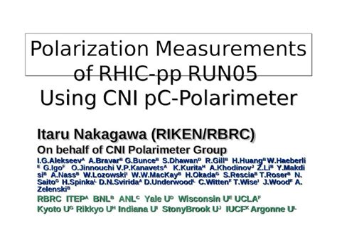 p-c polarimeters at rhic|RESULTS OF RHIC PC CNI POLARIMETER RUN.